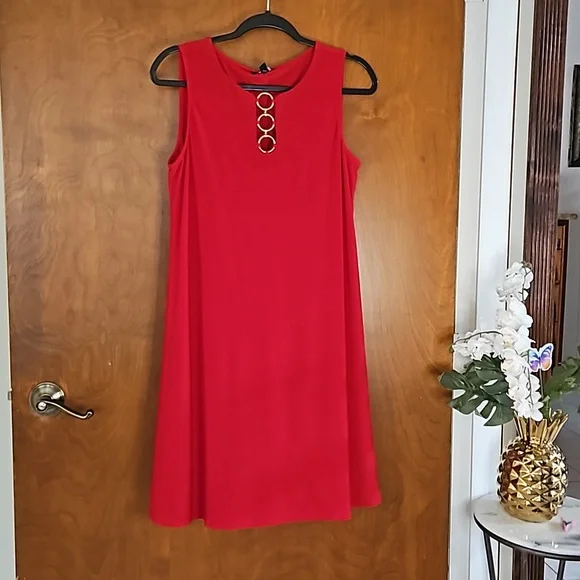 MSK | Dresses | Msk Red Dress | Poshmark